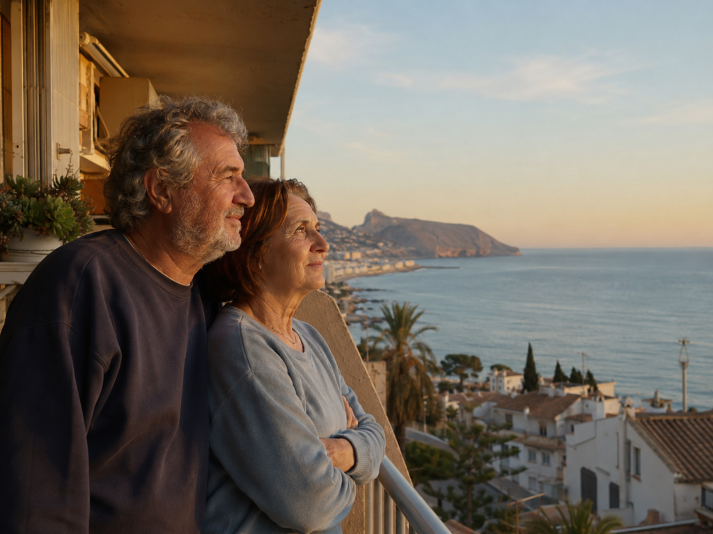 International buyers enjoying a Mediterranean sea view in Costa Blanca Spain